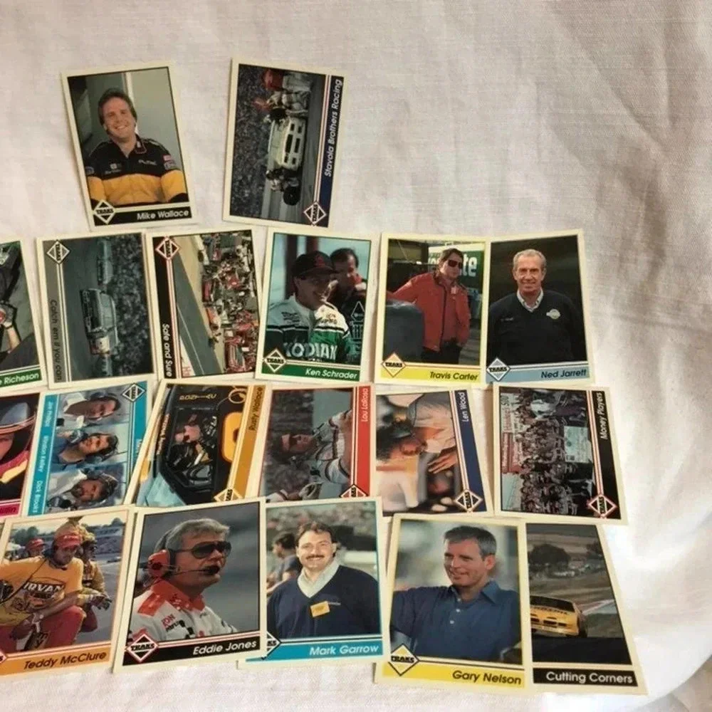 Vintage Race Cars / Car Racers Card Lot 20 Pieces